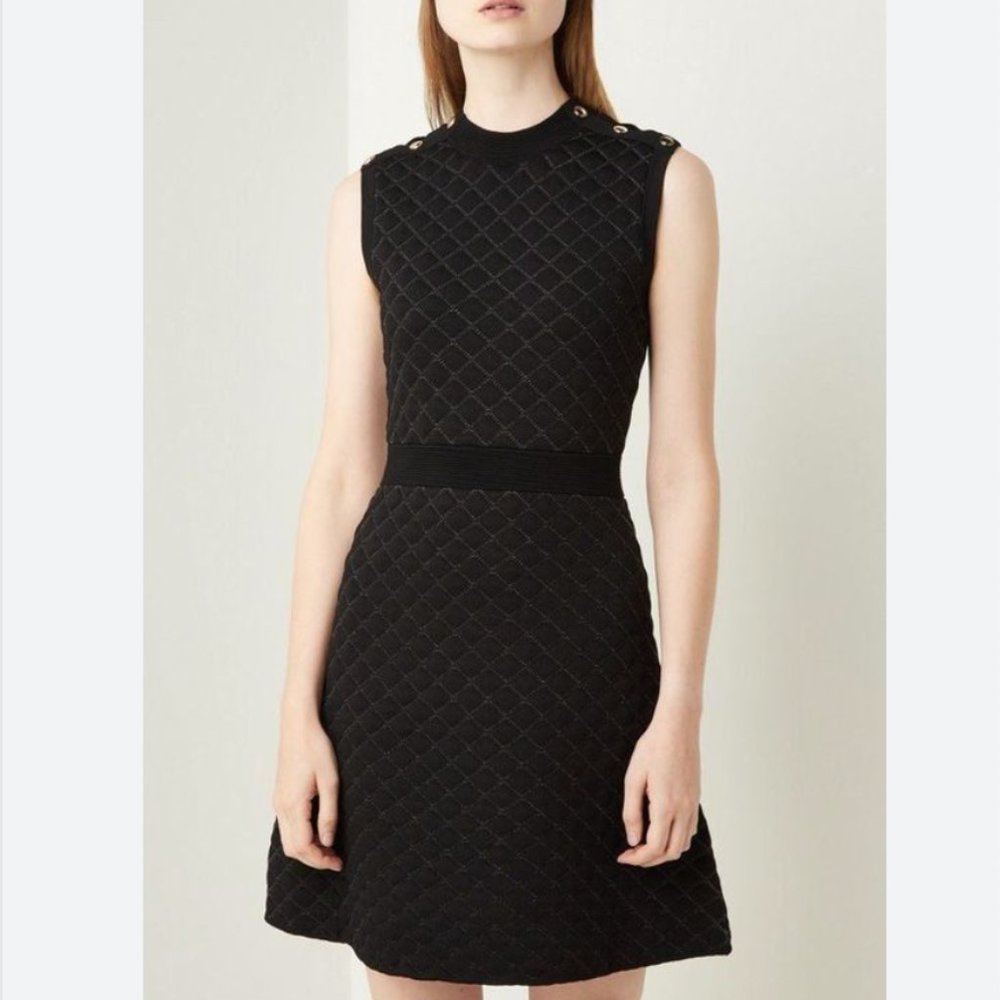 Sandro Quilted Dress